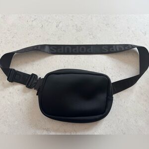 Black Popus Belt Bag OS